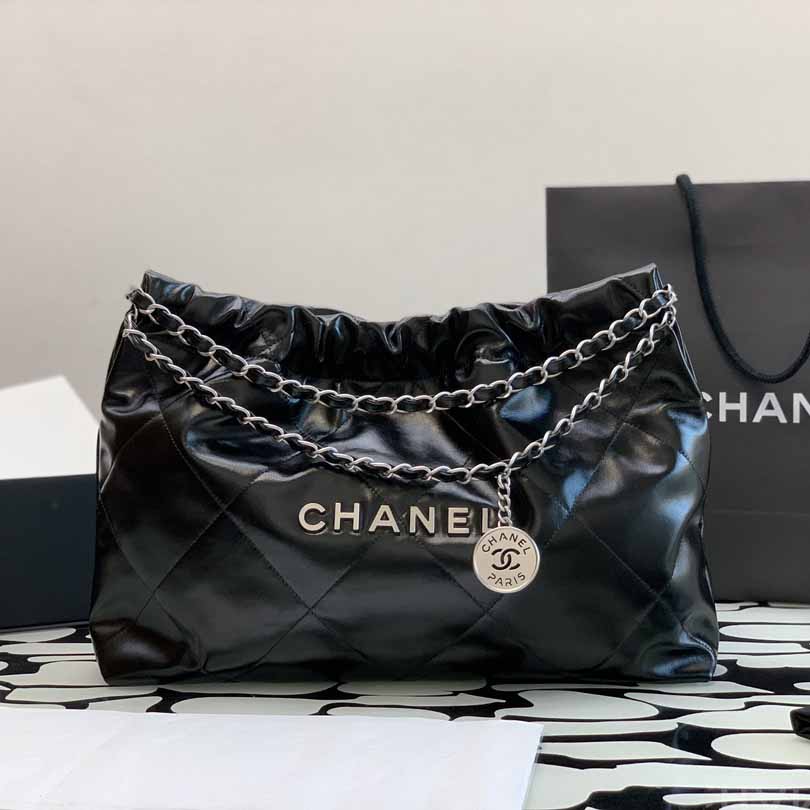 샤넬 24C 22백 직사각 뉴사이즈 (2컬러) 금장/은장 AS4486