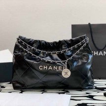 샤넬 24C 22백 직사각 뉴사이즈 (2컬러) 금장/은장 AS4486