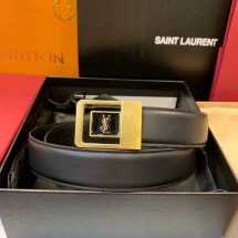 생로랑 레귤러 3MM 남여 공용 벨트 732556AAB251000