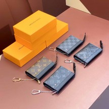 루이비통 키 파우치 보야주 모노그램 이클립스 지퍼 키링 키홀더 카드지갑 4칼라 M82776