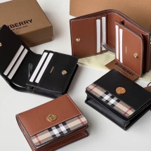 버버리 빈티지 체크 지퍼 반지갑 80622851 80622861