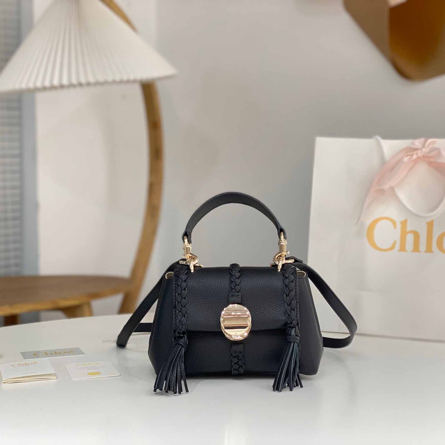끌로에 Chloe PENELOPE 태슬 미니 토트백 7칼라 CHC23AS575K15 001