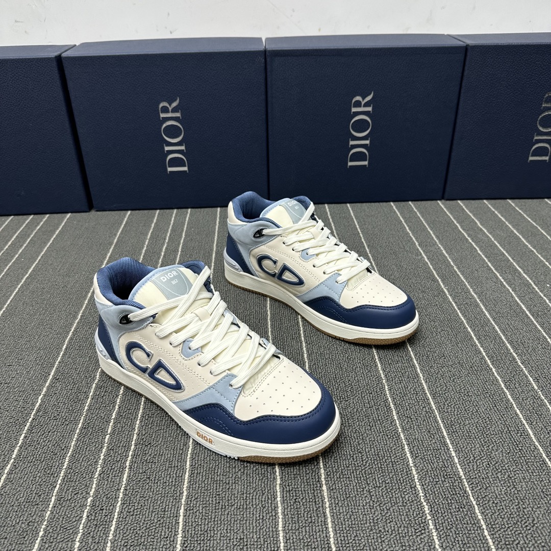 디올 B57 미드탑 스니커즈 남여공용 3SH141ZXT