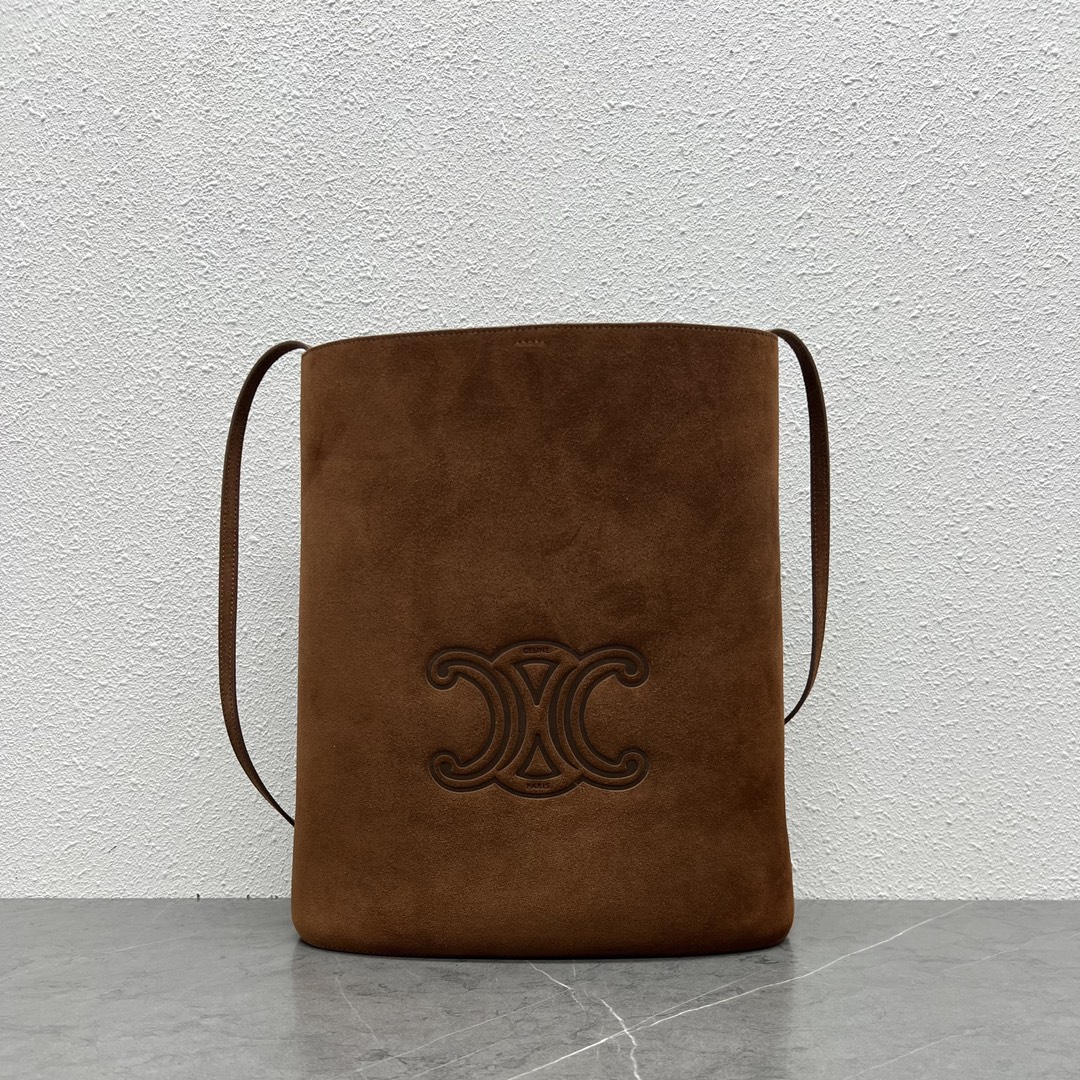 셀린느 버킷 스웨이드 194953FGU 19BR FW23