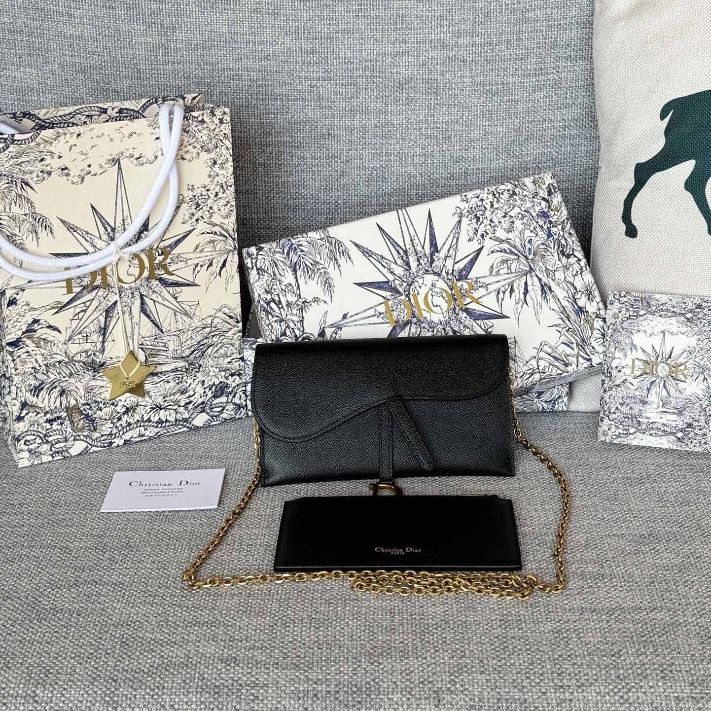 DIOR 디올 새들 체인 장지갑 6칼라 S5614CBAA