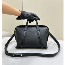 펜디 블랙 보스톤 레더 토트백 3칼라 8BL152APZA