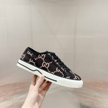 구찌 테니스 1977 스니커즈 브라운 3칼라 771461FACTD 8644