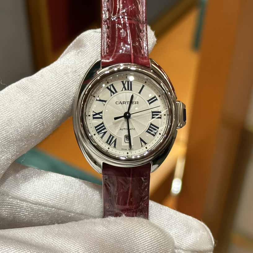 까르띠에 끌레 드 오토 31mm 여성시계 WSCL0016