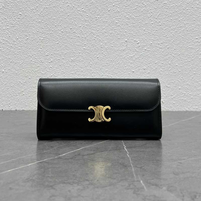 셀린느 CELINE 트리오페 플랩 장지갑 38NO 10E313BZG