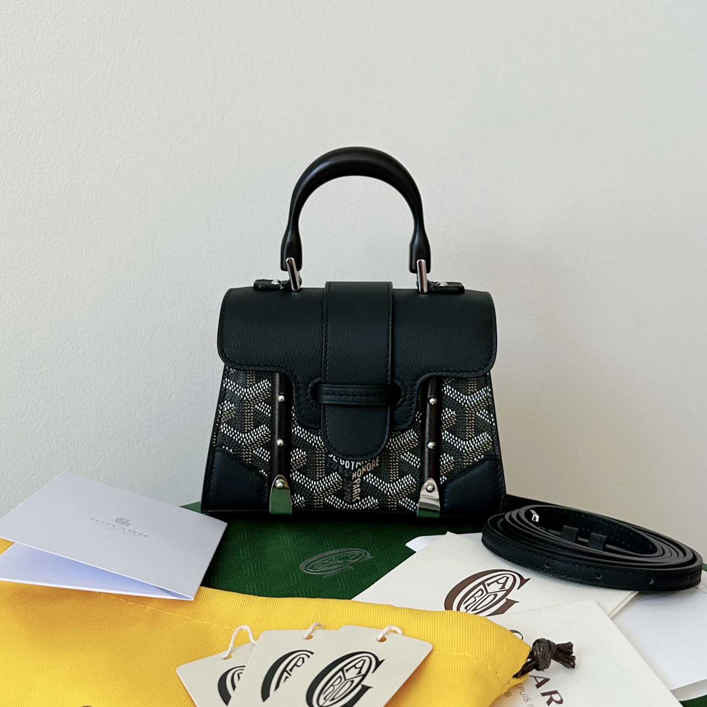 고야드 사이공 나노 Goyard Saigon Nano 미니 토트백 3칼라