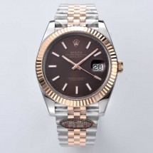 롤렉스 Datejust 41 오이스터 오이스터스틸과 에버로즈 3칼라 m126331-0003