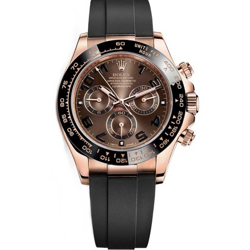 ROLEX 롤렉스 데이토나 116515 초코아라빅 오이스터플렉스 로즈골드금통 40mm 시계