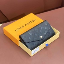 루이비통 여성 장지갑 사라 월릿 블랙 M82257