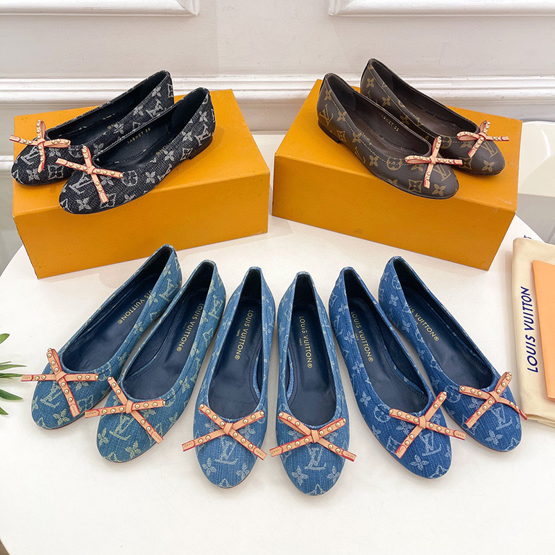 24SS 루이비통 니나 플랫 발레리나 3칼라 1ACK97