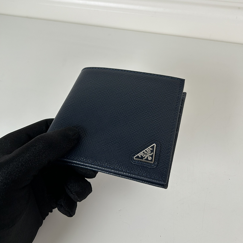 프라다 사피아노 삼각로고 블랙 남성 반지갑 2MO513 QHH F0002