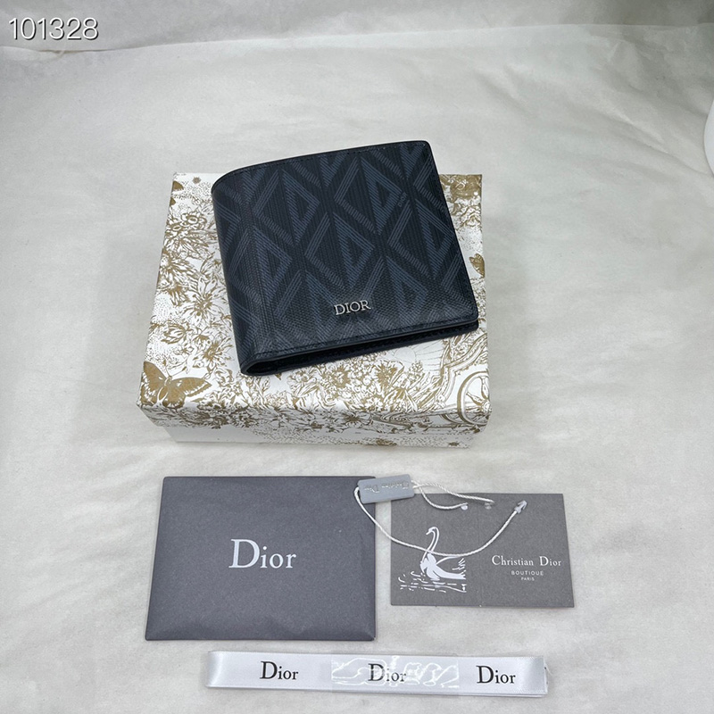 DIOR 디올 남성 반지갑 CD 다이아몬드 2ESBH027DCO