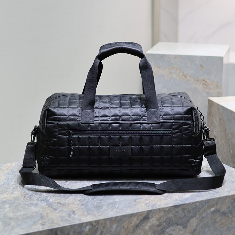 생로랑 23 FW 남성 Nuxx 눅스 퀼트 패디드 나일론 더플백 594400 FACFK 1000