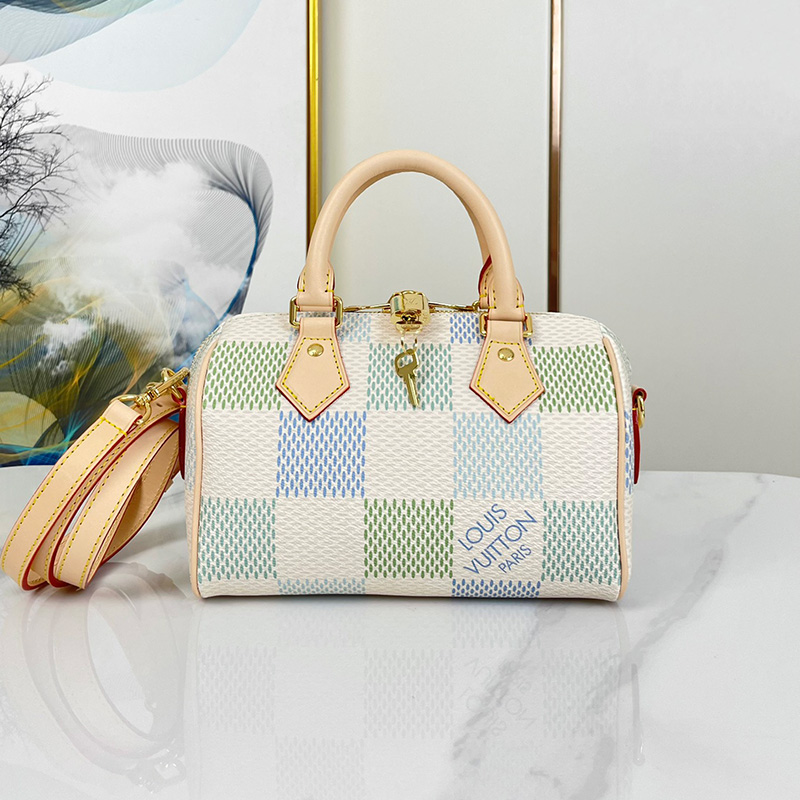 루이비통 24SS 스피디 반둘리에 20 다미에 피스타치오 N40515