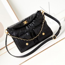 샤넬 24P 투포켓 호보 핸드백 라지 (4컬러) AS4668