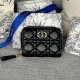 디올 DIOR 카로 컴팩트 지퍼 지갑 까나쥬 샌드 5칼라 S5032UWHC