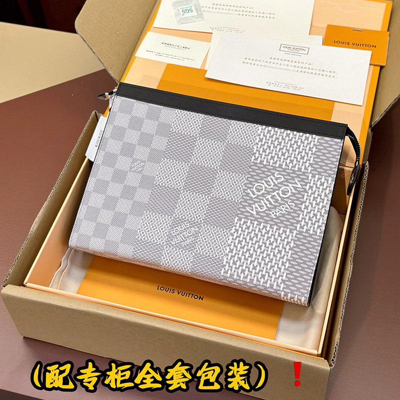 루이비통 포쉐트보야주 다미에 그라파이트 클러치백 2칼라 N60443