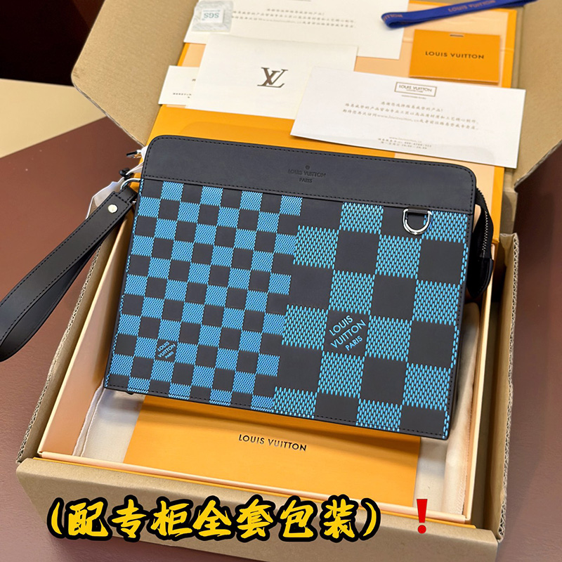 루이비통 Louis Vuitton 여성클러치백 스탠딩 파우치 2칼라 N60449