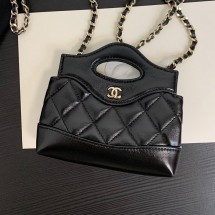 샤넬 31백 미니 체인 크로스백 24SS 24P 미니백 램스킨 2칼라 AP3875