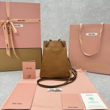 미우미우 나파 가죽 미니 백 2칼라 5NF460