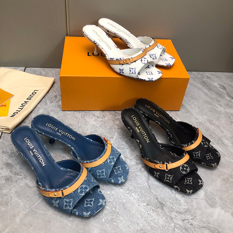 루이비통 네오 리바이벌 뮬 데님 3칼라 1ACIZ7