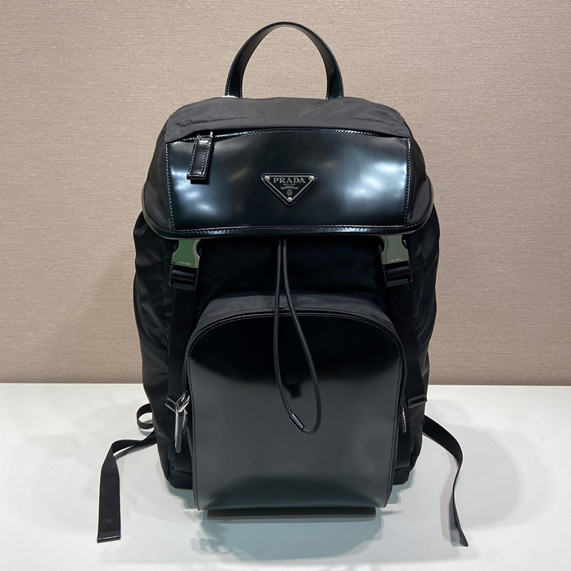 프라다 리나일론 브러쉬드 백팩 2VZ135 789 F0002 V HNL