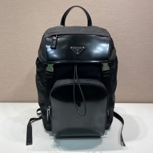 프라다 리나일론 브러쉬드 백팩 2VZ135 789 F0002 V HNL
