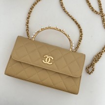 샤넬 탑핸들 진주 폰홀더 크로스백 3칼라 AP3512 B13818