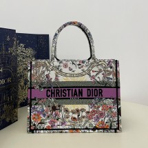 디올 미디엄 북 토트백 2칼라 M1296ZEBH_M20E
