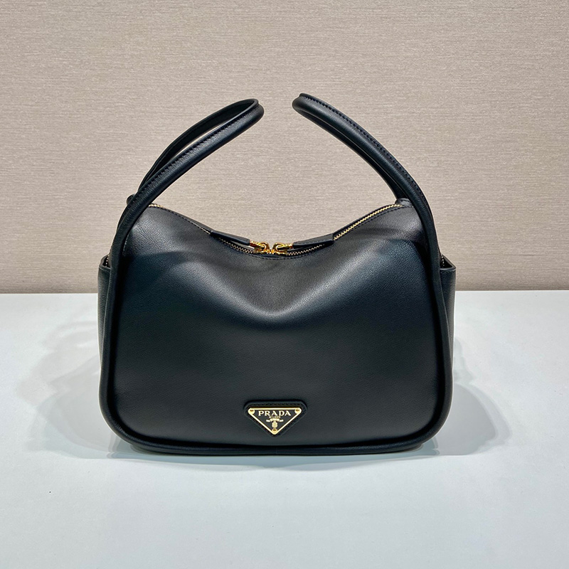 프라다 로고 아플리케 가죽 토트 백 1BA451VOVO2CYS (3칼라)