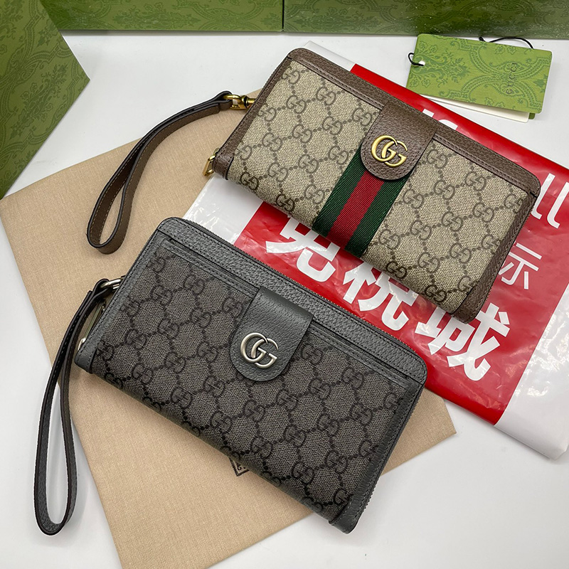구찌 GG 슈프림 프린트 장지갑 760248 (2칼라)