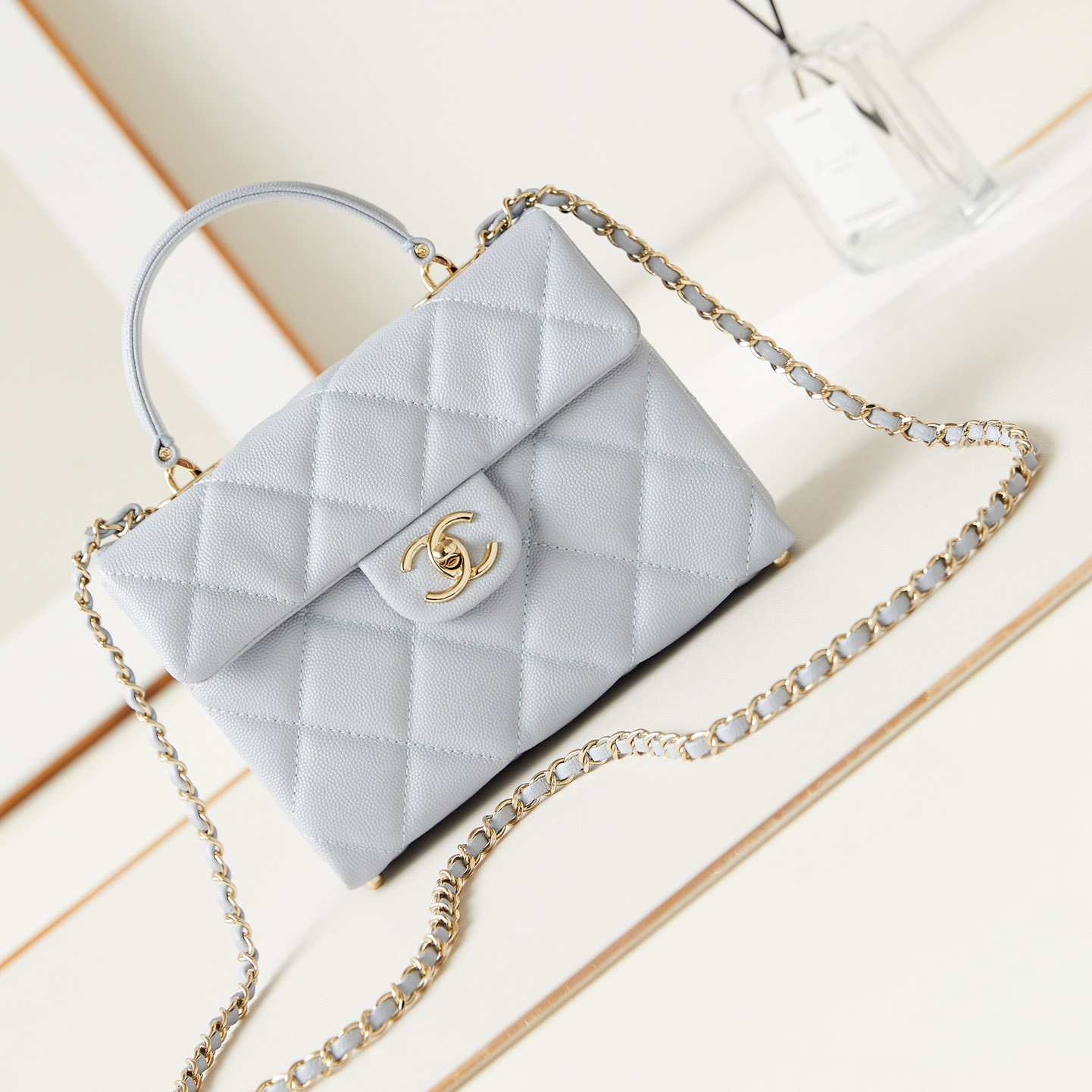 샤넬 24P CC로고 탑핸들 턴락 플랩백 AS4711 (6칼라)