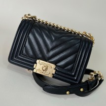 샤넬 보이백 스몰 플랩백 루테늄 캐비어 A67085 B08781 (5칼라)