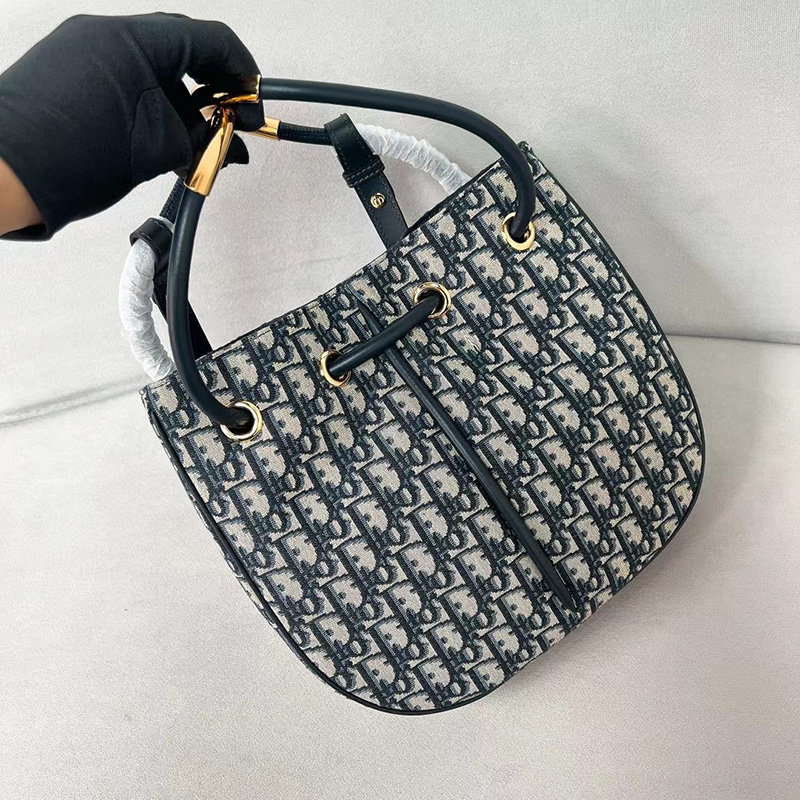 디올 노리타 숄더백 미디엄 블루 오블리크 자카드 M2312UTZQ (2칼라)