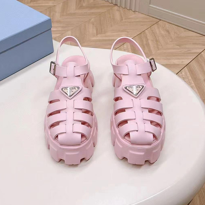 프라다 24SS 모놀리스 Rubber 샌들 1X853M (2칼라)