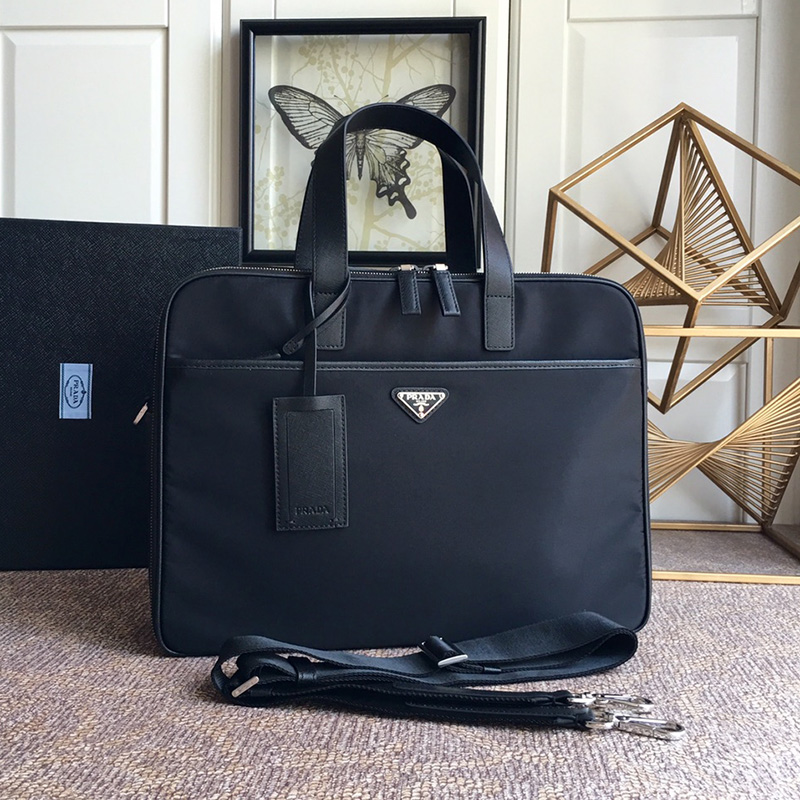 프라다 리나일론 브리프케이스 서류가방 2VE407