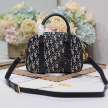 디올 오블리크 자카드 미디엄 볼링백 숄더백 M1340UTZQ M928