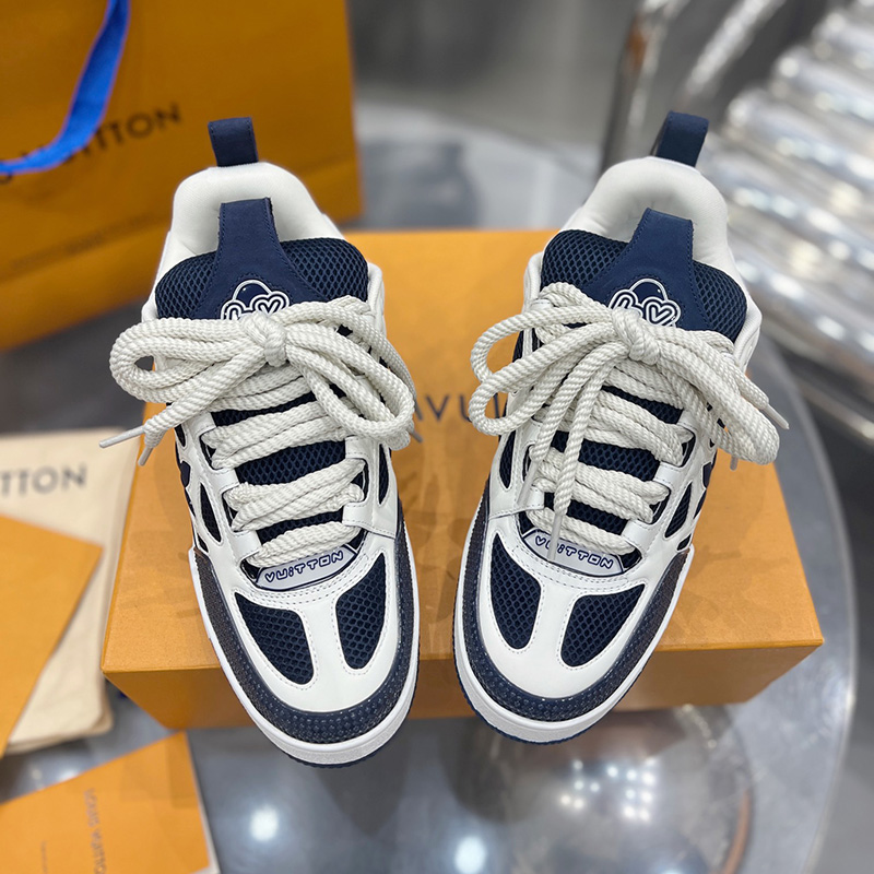 루이비통 LV 스케이트 남성 스니커즈 마린 1AARRM