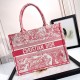 디올 북토트 토트백 미디엄 캔디 핑크 자수 M1296ZTDT M03I
