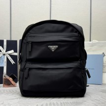 프라다 테수토 삼각로고 나일론 백팩 블랙 2VZ025