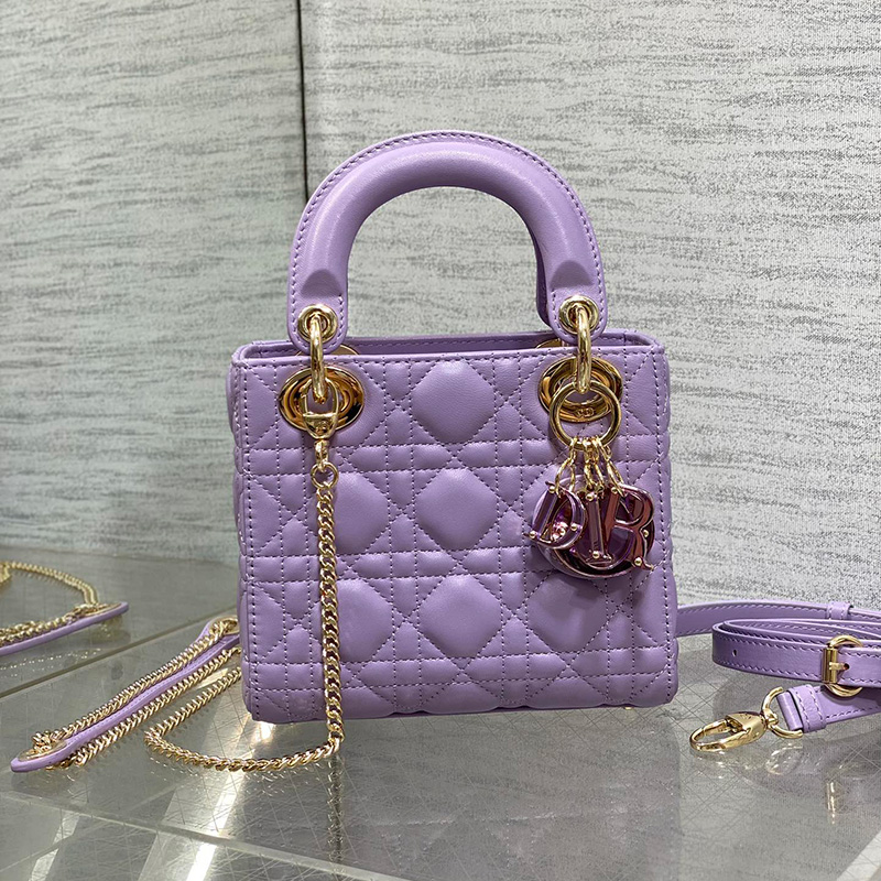 디올 레이디 디올 백 미니 까나쥬 파우더 핑크 M0505ONGE M401