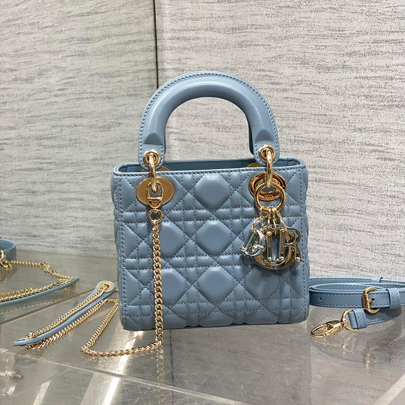 디올 레이디 디올 백 미니 까나쥬 파우더 핑크 M0505ONGE M00Z