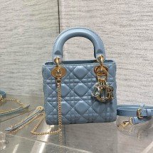 디올 레이디 디올 백 미니 까나쥬 파우더 핑크 M0505ONGE M00Z