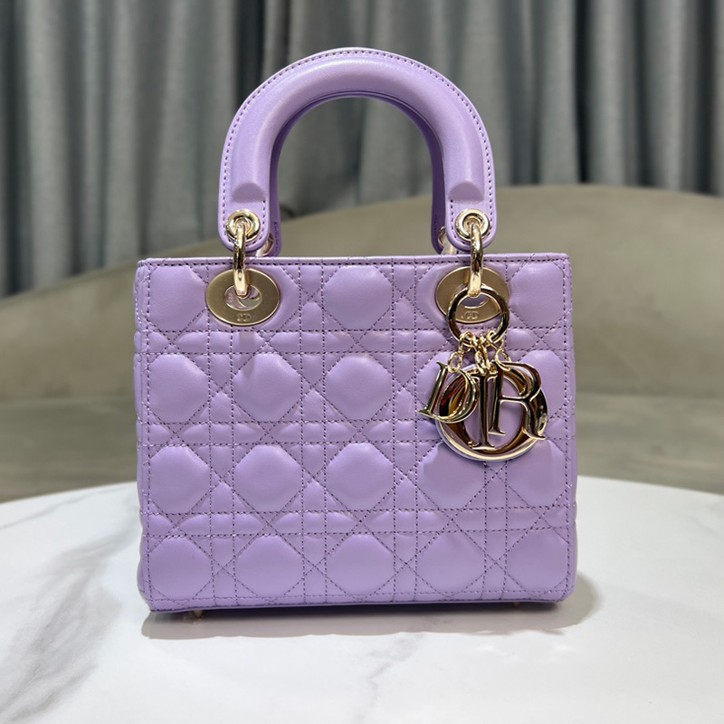 레이디 디올 백 스몰 까나쥬 스카이 보라 M0531ONII