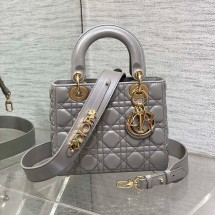 레이디 디올 백 스몰 까나쥬 스카이 실버 M0531ONII