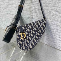 오블리크 새들 숄더 파우치 백 블루 S5909CTZQ_M928